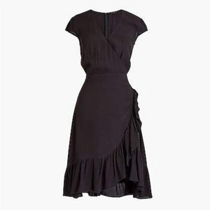 DONATED: J. Crew faux-wrap mini dress in drapey crepe